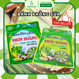 Bánh Phồng Sữa Dừa Sầu Riêng Nhơn Hoàng -  Đặc Sản Miền Tây 220G