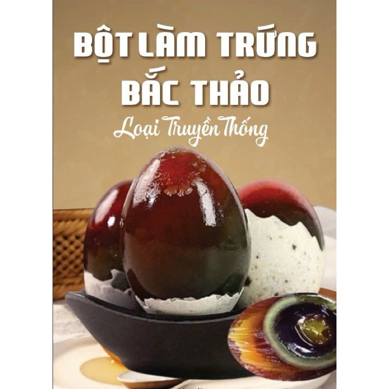 BỘT LÀM TRỨNG BẮC THẢO ĐEN TRUYỀN THỐNG GIÁ SỈ . 100gam