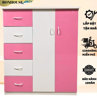 Tủ Nhựa Đài Loan 2 Cánh Lớn 3 Ngăn 1m05*1m25 Chống Cong Vênh, Tủ Nhựa Đài Loan Có Giao Sau Giờ Hành Chính