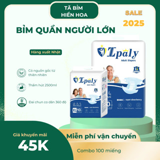 Bỉm quần người già Epoly/Ypaly chất lượng giá tốt combo 100 miếng M-L-XL
