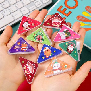  SET 10 Ghim kẹp giấy tam giác chủ đề Noel  SET 10c  quà tặng Noel giá rẻ 