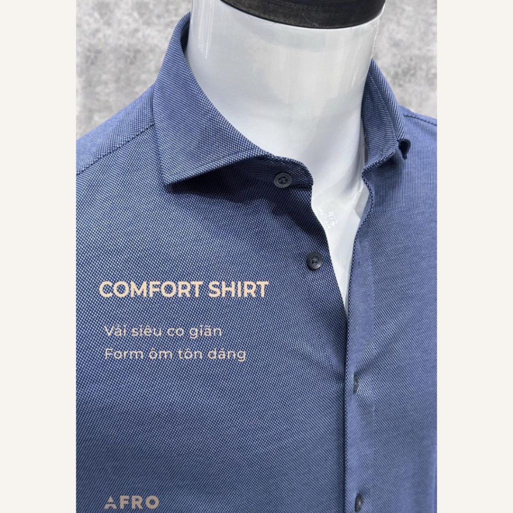 Áo sơmi nam Micro Pattern Hàn Quốc 10763