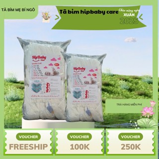 COMBO100 CHIẾC BỈM QUẦN/ DÁN HIPBABY M100 L100 XL 100 XXL100,mềm mỏng thấm hút 700-900ML