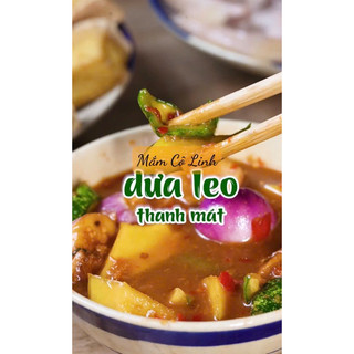 Mắm dưa cà trộn thập cẩm hũ 500gr mặn mặn cay nhẹ không ngọt