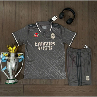 Bộ Quần Áo Bóng Đá CLB Real Madrid Sân Khách mùa 2024 2025 Cao cấp | Bộ Quần Áo Bóng Đá