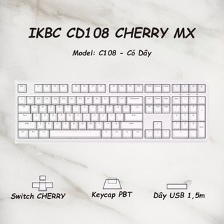 Bàn Phím Có Dây IKBC C108, C87 Switch Cherry