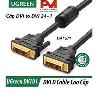 Cáp dvd 24+1 dài 5 mét cao cấp ugreen 11608- bảo hành chính hãng 12 tháng