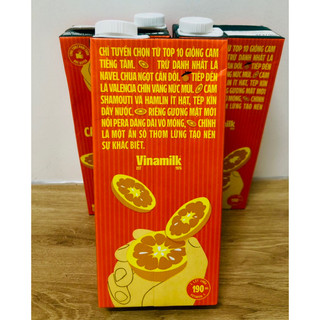 (BAO BÌ MỚI) Nước cam ép Vinamilk 1 lít