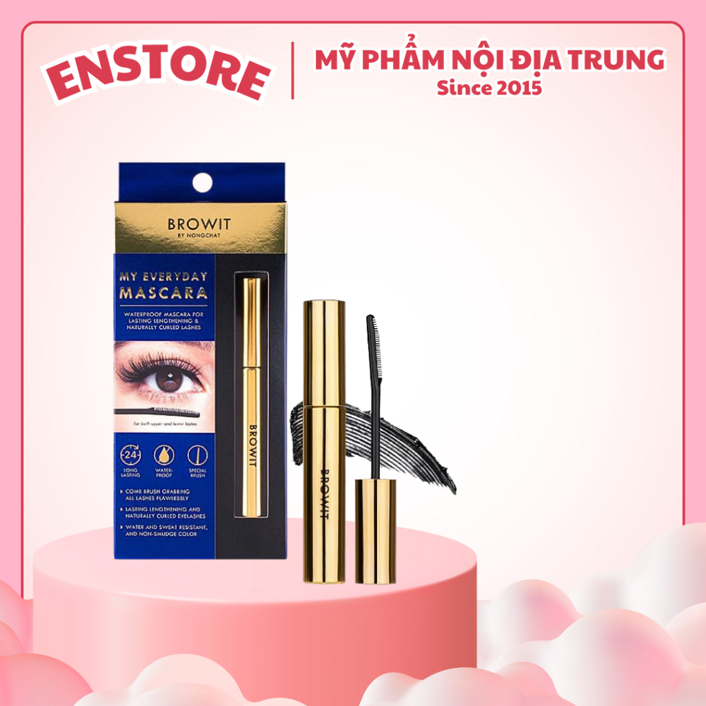 [BROWIT] Mascara Browit by Nongchat My Everyday làm dài và cong mi Enstore