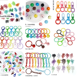 Gói 10 Khoen móc khóa càng cua phụ kiện móc khóa