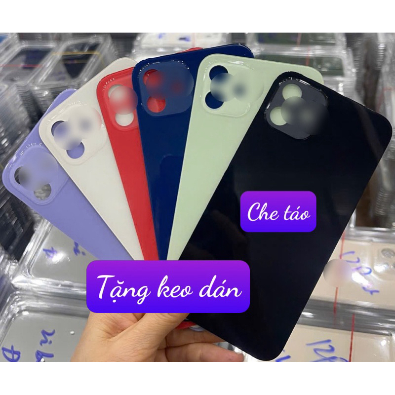 Kính lưng tương thích 12 thường- tặng keo dán