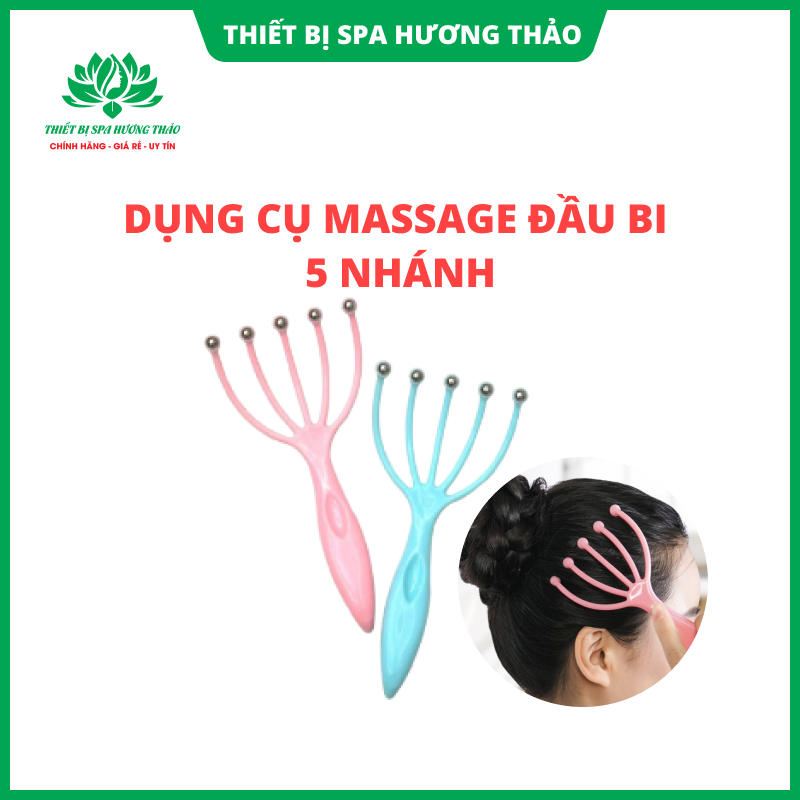Dụng Cụ massage đầu bi 5 nhánh bền, đẹp, đầu bi xoay 360 độ