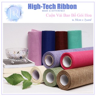 Vải Bao Bố Gói Hoa, Giấy Gói Hoa Lưới Thô Đũi Cuộn, Phụ Kiện Gói Hoa, Giỏ Quà, Thảm Bố Gói Hoa