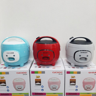 Nồi Cơm Điện mini CUCKOO CR387/SHRAP - Dung Tích 1L, Kiểu Dáng Con Lợn Siêu Xinh Đáng Yêu - BH 12 Tháng