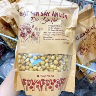 [ Đặc Sản Huê ] Hạt Sen Sấy Khô Ăn Liền 500g Mới Nhất Thị Trường