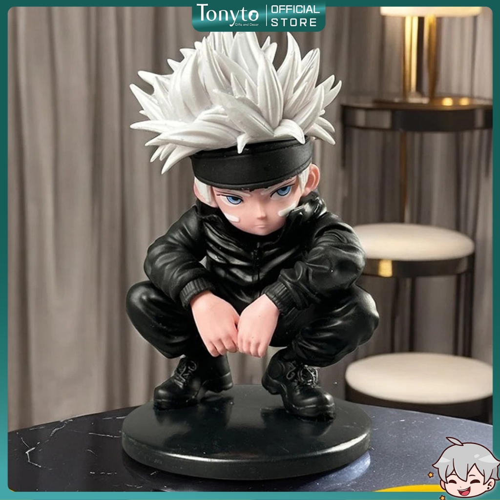 Mô Hình Satoru Gojo Chibi Bản Q Ngồi Siêu Ngầu | Mô Hình Jujutsu Kaisen
