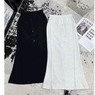 Chân váy nỉ đuôi cá gân xẻ sau cao hàng QC