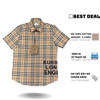 Áo sơ mi BBR London England siêu cấp Áo sơ mi kẻ nam nữ mới nhất