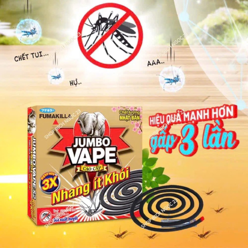 Nhang muỗi ít khói Jumbo