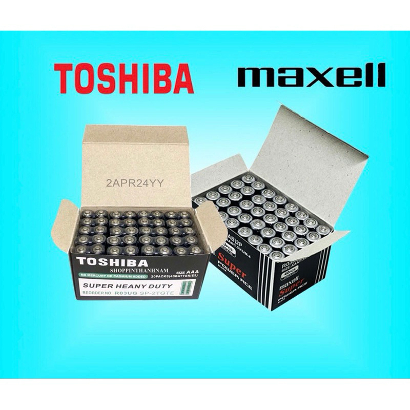 Pin nhí AAA Toshiba or Maxell