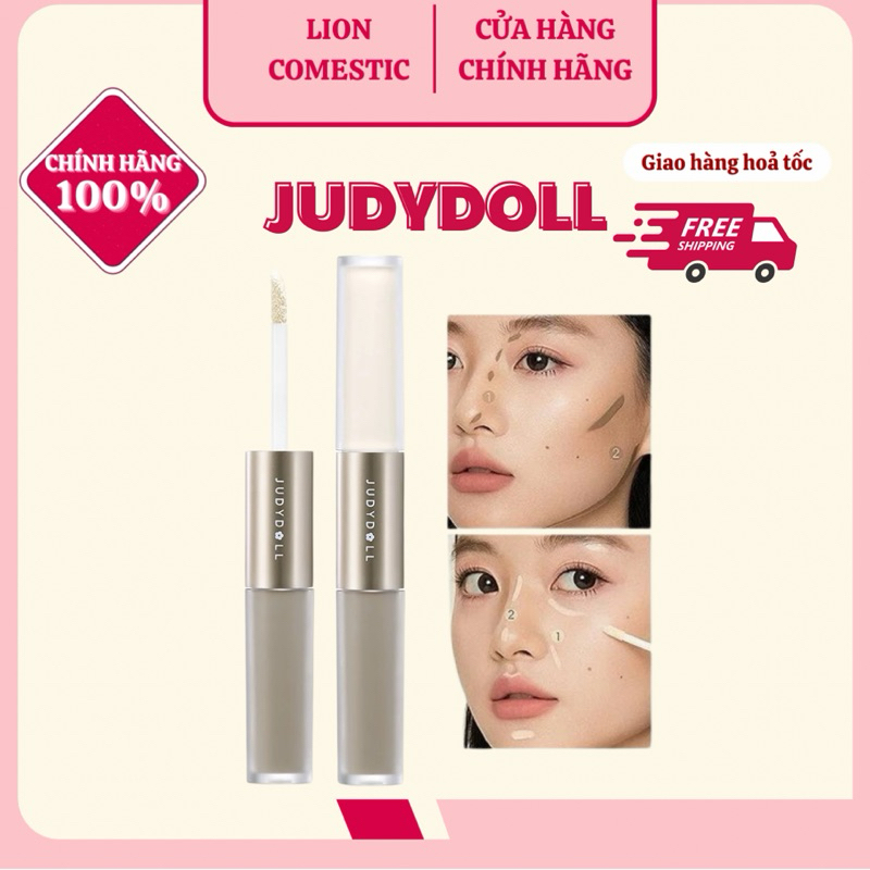 [JUDYDOLL] Bút Tạo Khối 2 Đầu Judydoll Thiết Kế Tiện Dụng Bền Màu Lâu Trôi