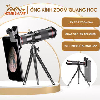  Ống kính zoom điện thoại di động Apexel Lens Tele Photo X48 lần zoom siêu xa Hình ảnh HD kính lúp điện thoại nhìn xa 