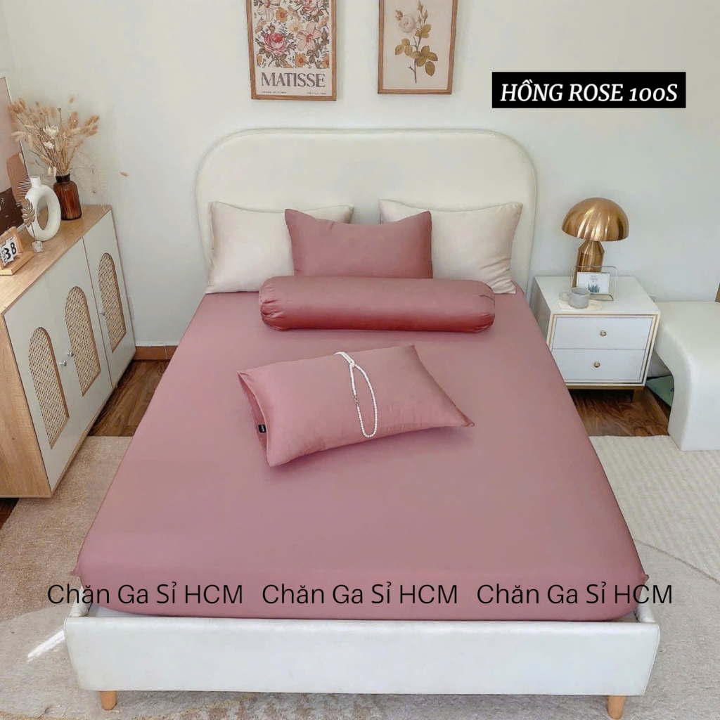 🪙LYOCELL 100S LỤA NHẬP🪙 Trọn Bộ Ga Gối Lyocell 100s Cao Cấp Mềm Mướt Mịn, Vải Lụa Dệt 100% Tự Nhiên