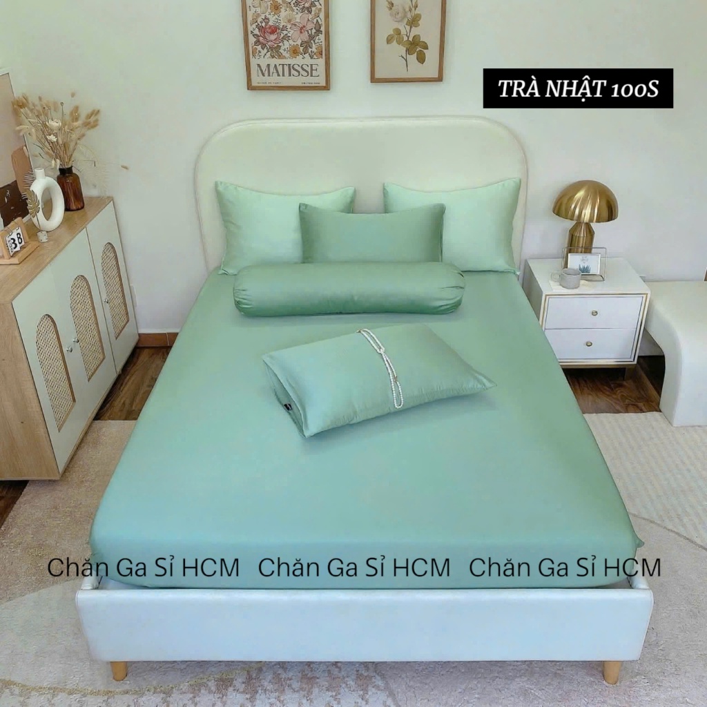 🪙LỤA LYOCELL 100S🪙 Bộ Ga Gối Lyocell 100s Nhập Khẩu, Vải Lụa Tự Nhiên Mềm Mịn, Thoáng Mát_Cao Cấp