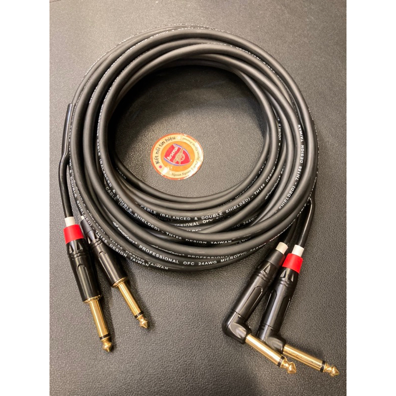 Dây Jack 6 ly 4 Đầu Cắm Đàn Organ dây kết nối đàn organ với mixer...Dây Jack Đàn Organ, Keyboard, Pi