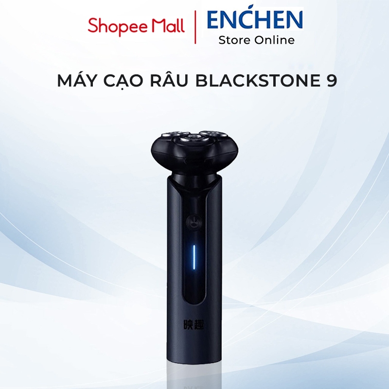 Máy cạo râu Blackstone 8/9 Enchen hợp kim, 3 lưỡi dao kép 3D cạo sạch, chống nước IPX7 - BH 12 tháng