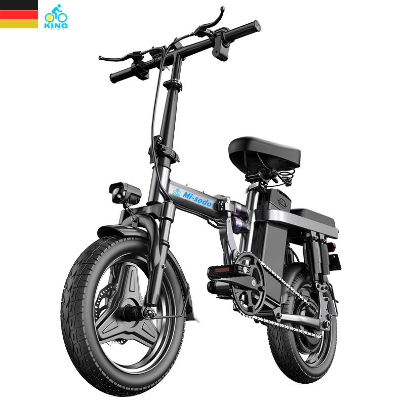 Thương hiệu của Đức, xe đạp điện có thể dễ dàng gấp lại thành cốp xe, pin lithium động cơ 400W, bảo hành 24 tháng
