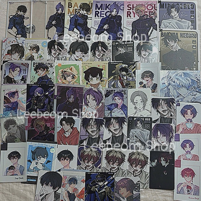 Thẻ bo góc Photocard Haikyuu Blue Lock Debut or die Chainsaw man Card Artist Nagi Reo sioseasa1t Mya