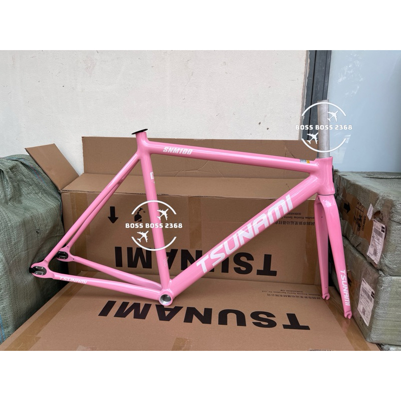 ( có sẵn ) khung xe fixed gear Tsunami hàng chính hãng : real