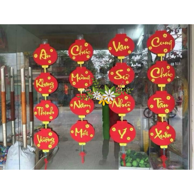 tranh trang trí Tết mầm non