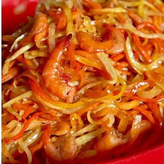 Mắm Tép / Tôm Trộn Đu Đủ 500g – Vị Mặn Mặn, Giòn Ngon, Ăn Liền