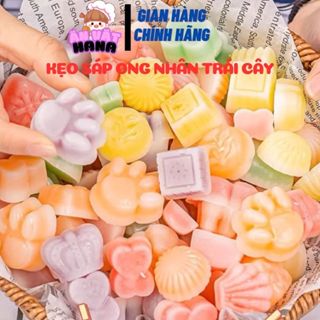 Kẹo Sáp Ong Nhân Trái Cây Mix Nhiều Vị - Ăn Vặt Hanalee