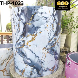 Combo 2 cuộn xốp dán tường THP vân đá phủ pvc khổ lớn 3 mét , rộng 60 cm sẵn keo tráng nhôm