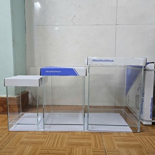   Hoả tốc HN  Bể Kính Siêu Trong Nâng Đáy- Bể Cá Mini Thuỷ Sinh Cho Cá Cảnh - Tép Cảnh - Decor 