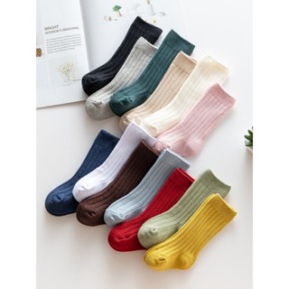  Tất gối trơn dành cho bé gái 0 - 1 tuổi 