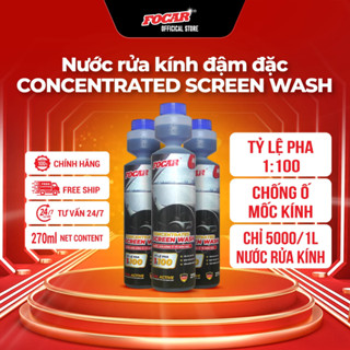 Nước rửa kính ô tô siêu đậm đặc Concentrated Screen Wash pha tỉ lệ 1:100, xịt lau kính cực sạch