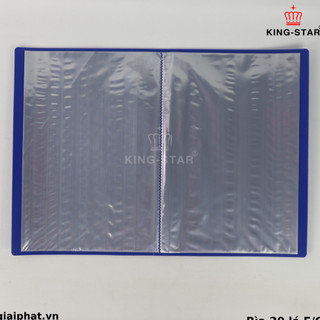Bìa 20 lá A4 Dụng Cụ Lưu Trữ Giấy Tờ Kingstar