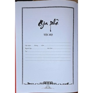 Sách - Gia phả dòng tộc (bìa cứng tái bản)