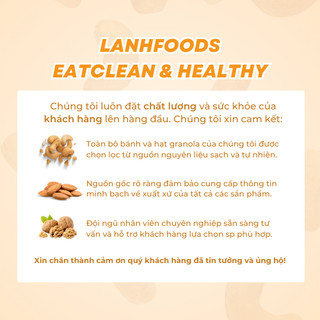 Bánh Biscotti Nguyên Cám Matcha Không Đường, Bánh Ngũ Cốc Ăn Kiêng Dinh Dưỡng Eatclean - LANHFOODS