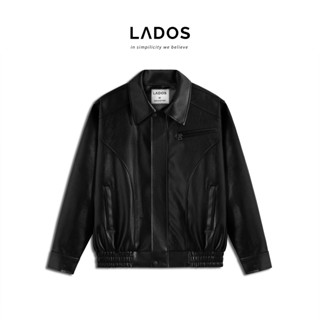 Áo Khoác da bomber nam LADOS-2118 chất da PU nhập khẩu cao cấp mặc khoác được 4 mùa, phong cách Sành Điệu Thời Trang