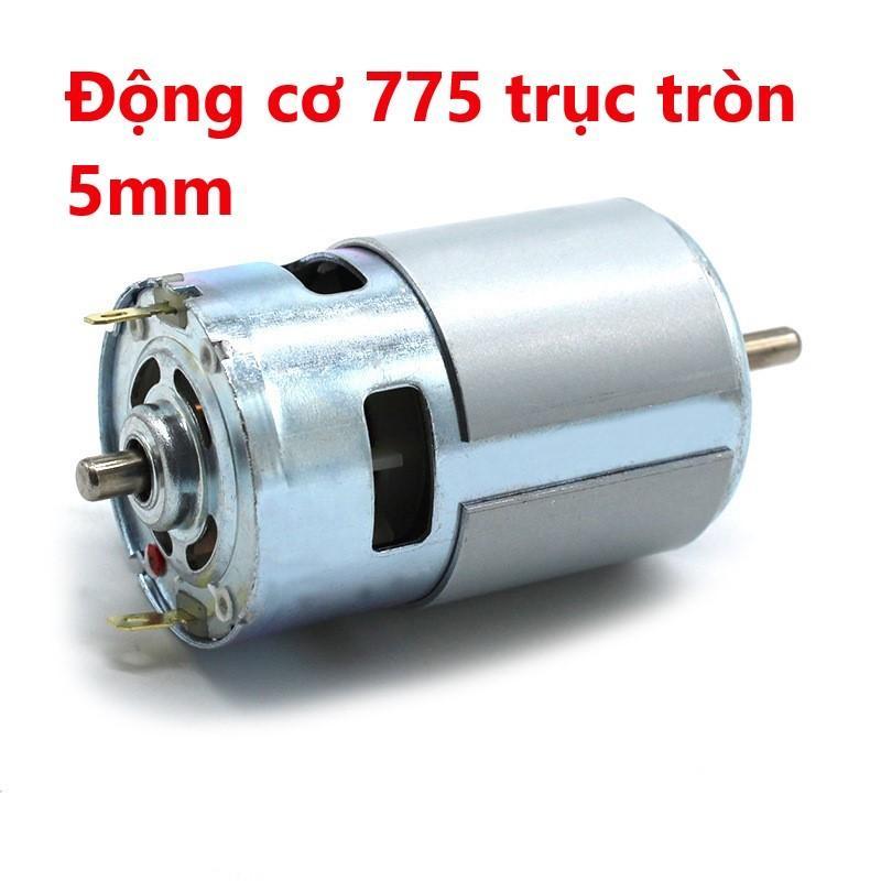 Mô tơ 775 12V 150W bạc đạn 2 đầu trục êm khỏe