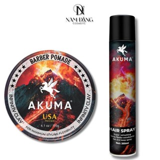 Sáp vuốt tóc AKUMA Infinity Clay Gôm xịt tóc AKUMA 