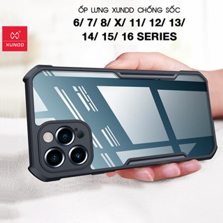 [Hỏa Tốc HCM] Ốp lưng XUNDD iPhone 16/ 16 Plus/ 16 Pro/ Max/ 15/ 15 Plus/ 15 Pro/ Max/ 14/ 13/ 12/ 11/ X/ 6/ 7/ 8 Series