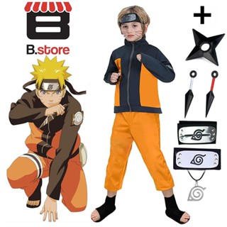 Trang phục hóa trang Anime Naruto cho bé trai Trang phục halloween đồng phục giáng sinh trang Phục Ninja