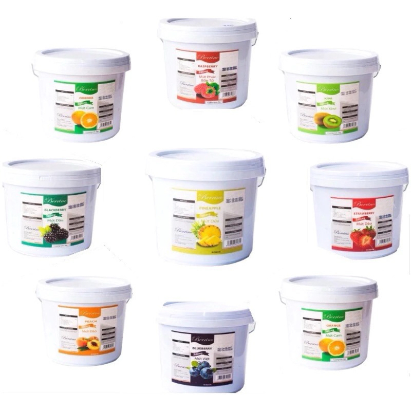 MỨT BERINO  NHIỀU VỊ -XÔ 5kg