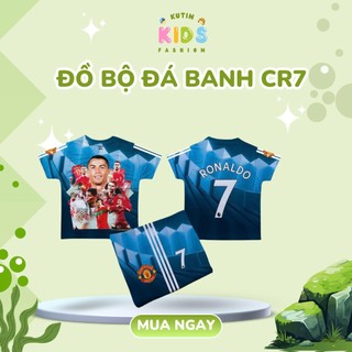  Sét đồ bộ thể thao quần áo đá banh in hình ronaldo cr7 chất liệu thun lạnh thấm hút mồ hôi 10-60kg 